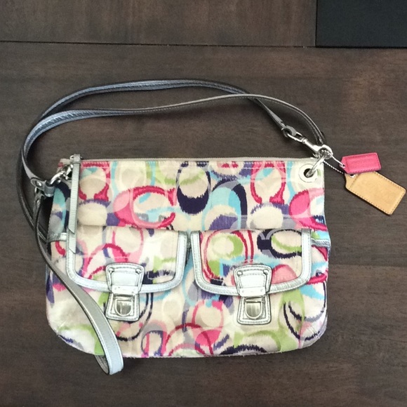 Coach Handbags - Colorful Dual strap Coach Crossbody & Shoulder Bag
